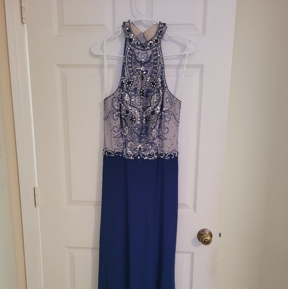 Camille la vie blue formal dress - Picture 4 of 4